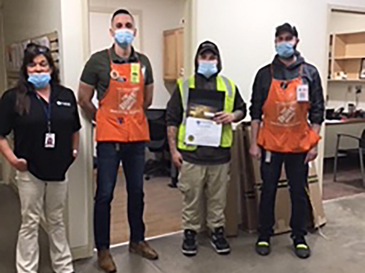 Rusty Earns Bravo at Home Depot