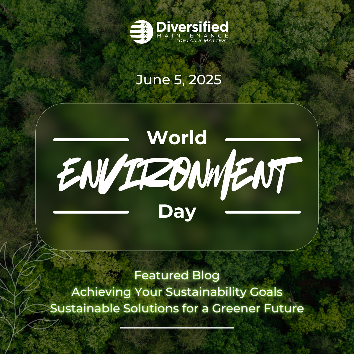 Achieving Your Sustainability Goals with Diversified Maintenance: Sustainable Solutions for a Greener Future