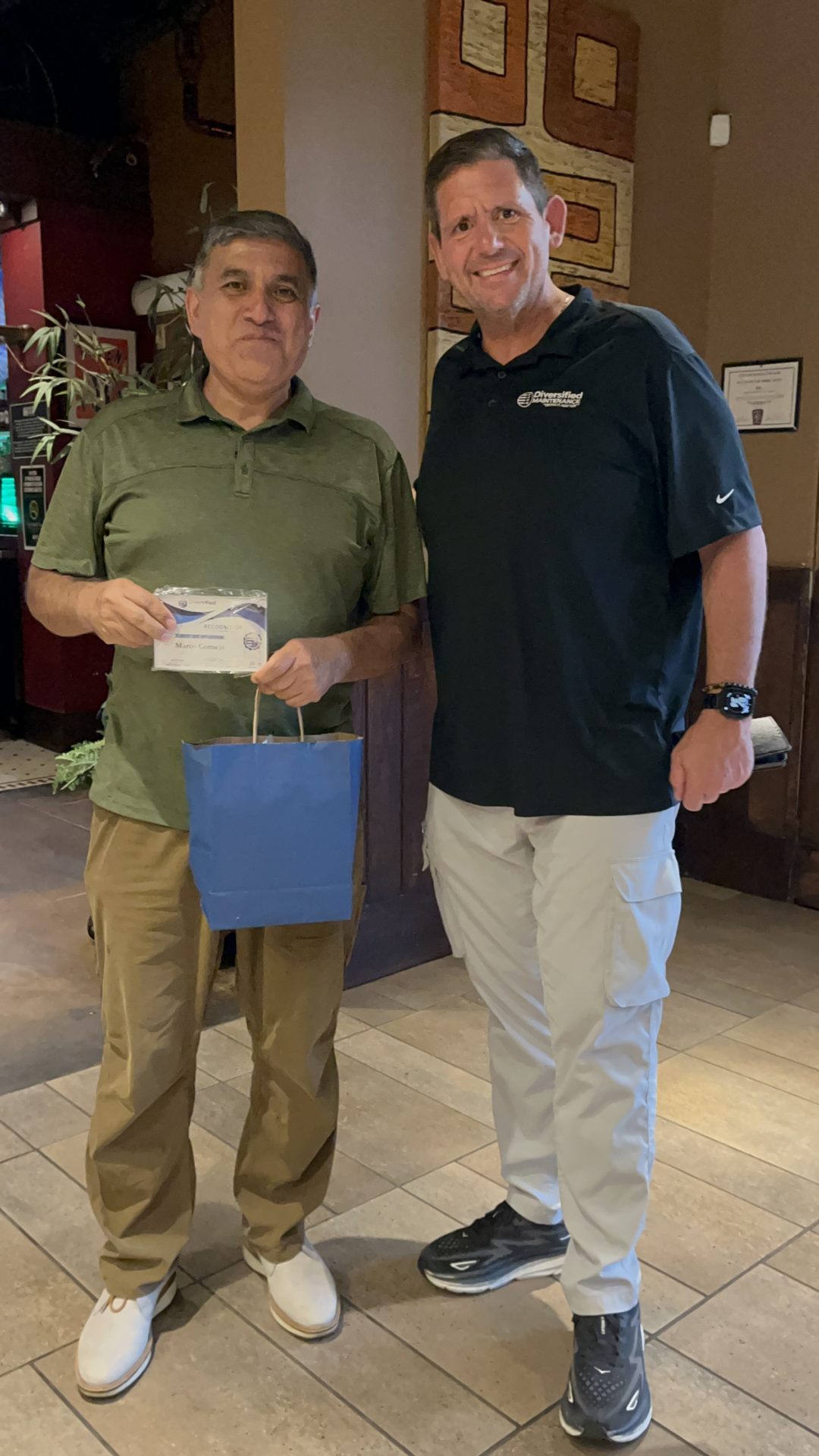 Marco Cornejo – 20-years of Service